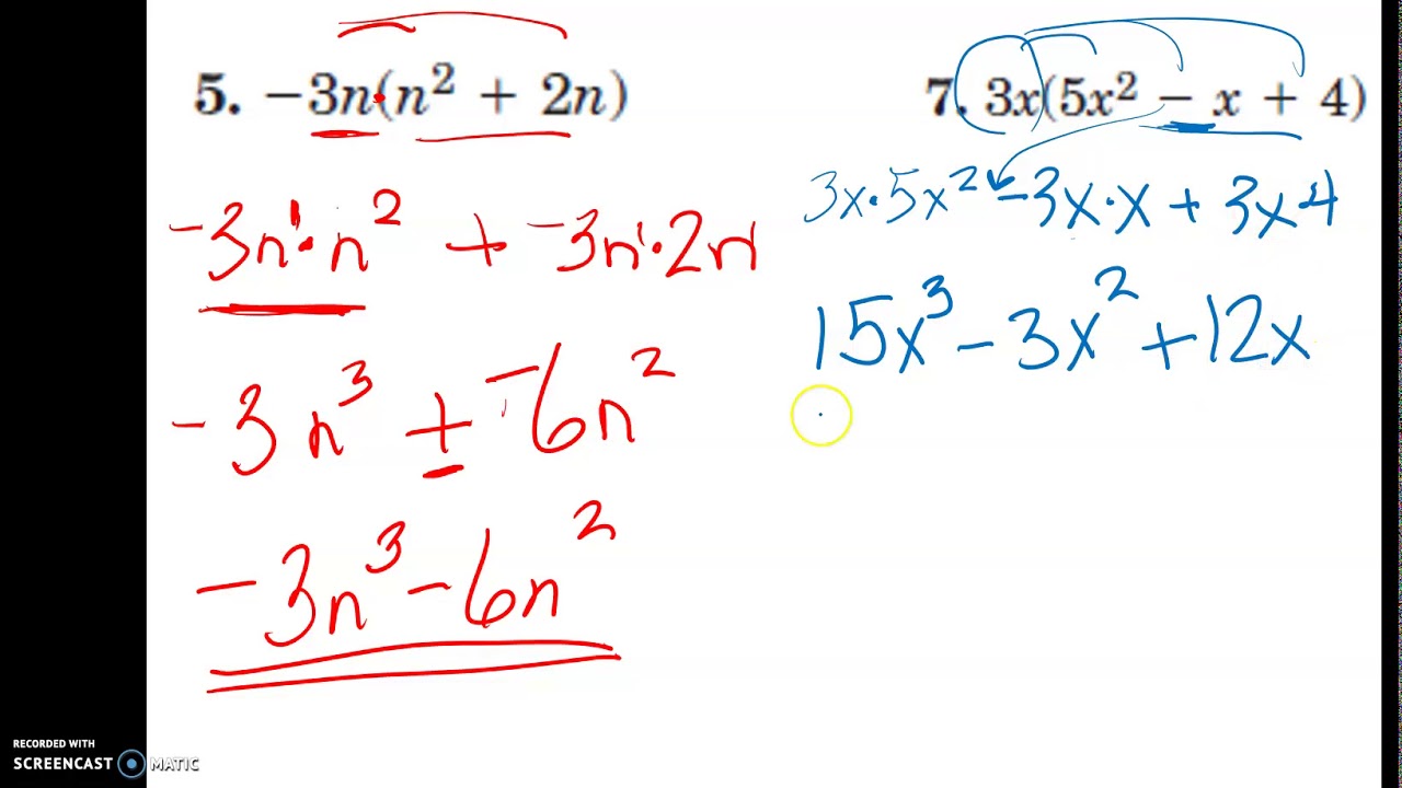 7-5 Lesson Pt 1 - YouTube