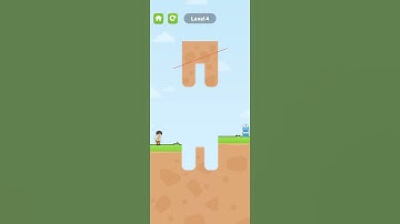 😂😂slice to save man level 4😅😂#slicetosave #game #walkthrough  #slicetosavegame #funny #shorts