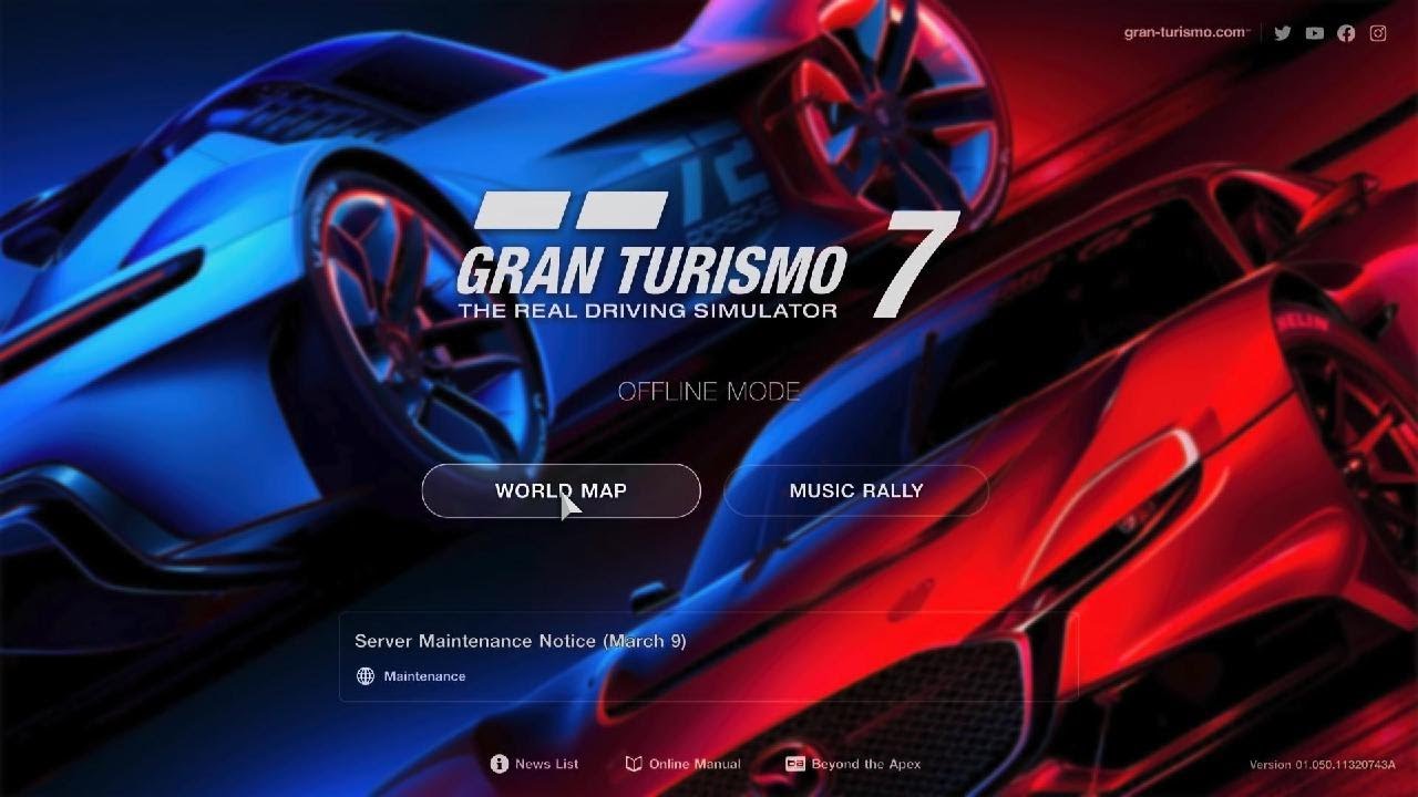 Gran Turismo 7_ server maintenance horrible