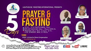 TIME TO PUSH | Divine Compensation | Fasting & Prayer with Min. Juanita E. L. Cameron 9/15/2021