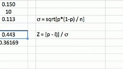 How to Calculate the Z-score in Excel Using Proportions : Advanced Microsoft Excel