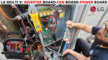 HVAC: LG MULTI V Inverter Board, Power Board & Fan Board Replacement (How To Install LG MULTI V PCB)