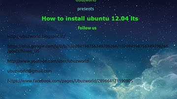 how to install ubuntu 12.04 lts