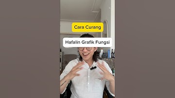 Cara Curang Hafalin Grafik Fungsi #itb #belajarsemenit #mat #grafik #tricks #matematika