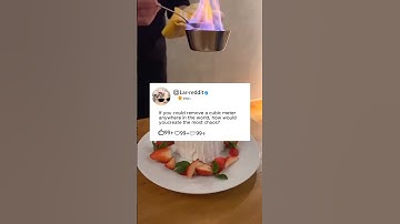 If you could remove a cubic meter anywhere in the world, how would youcreate the most chaos?#reddit