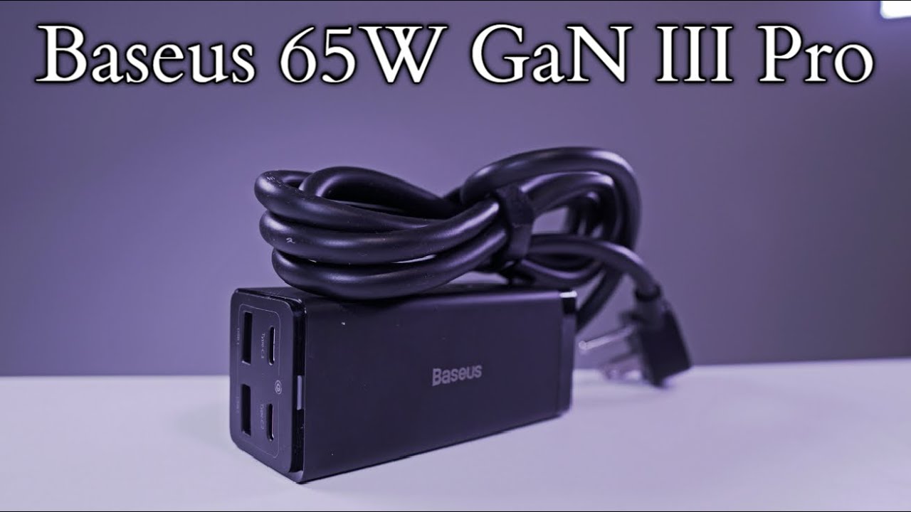 Baseus 65 Watt GaN 3 Pro USB C Desktop Powerstrip Unboxing/Review 