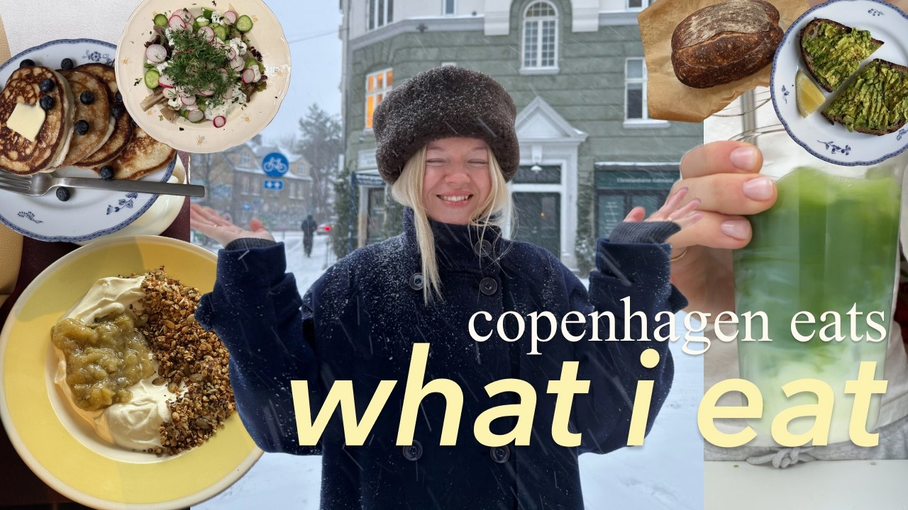 What I eat in Copenhagen in winter | home cooking, sourdough & café visits