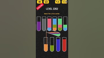 Water sort puzzle level 2262