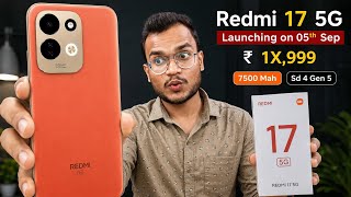 Redmi 17 5G Launch Date In India Redmi 17 5G Price In India, Processor, Camera, Display, Battery
