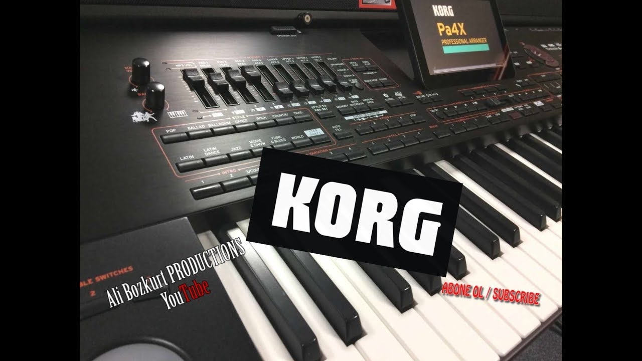 YENI 2019 Korg Pa4x Kara üzüm Oyun havasi Elektro Baglama Zurna Oyunhavasi 2019