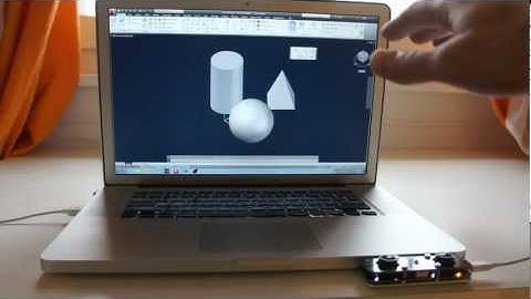 Leap Motion and AutoCAD - command execution and model navigation