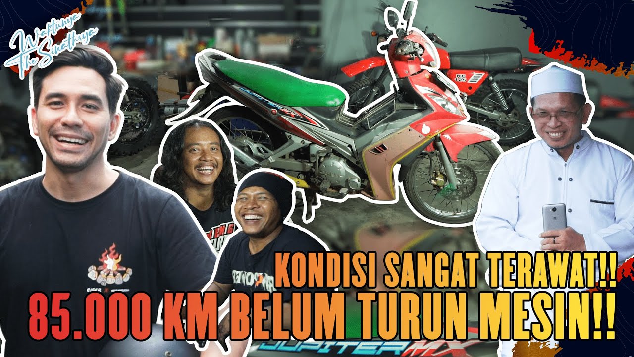 RESTORASI MOTOR : JUPITER MX, 14 TAHUN JADI SAHABAT... - youtube