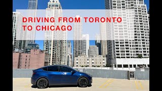 Tesla Y road trip from Toronto to Chicago to recreate this one picture.