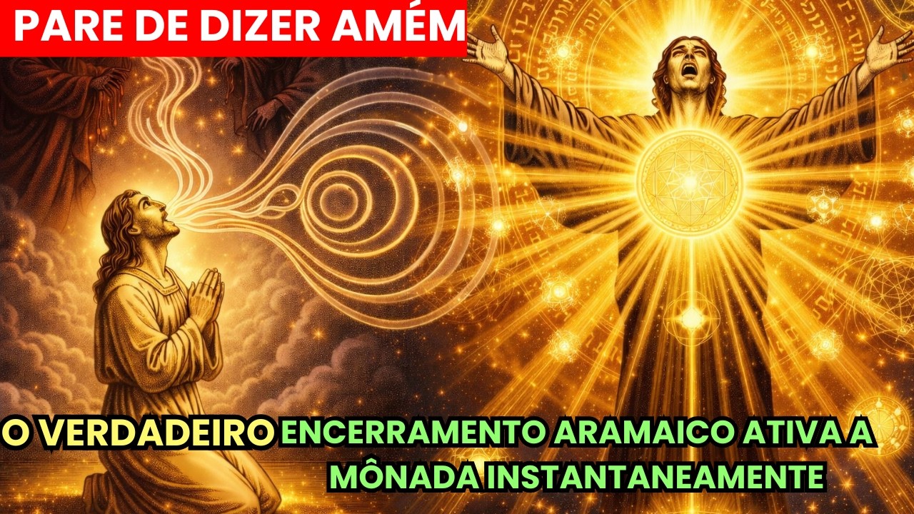 Pare de dizer “Amém”. O verdadeiro encerramento aramaico ativa a mônada instantaneamente