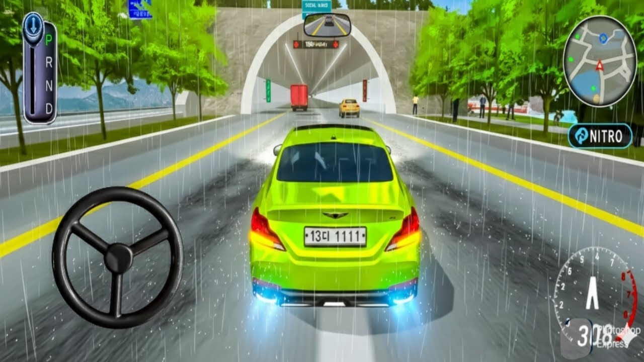 Mercedes G-70 Green Parking The Highway Terminal Car collection Driving Class Game 3D #gameplays 