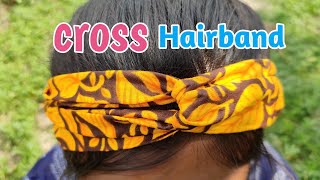 hair band making at home ! simple headband for beginners