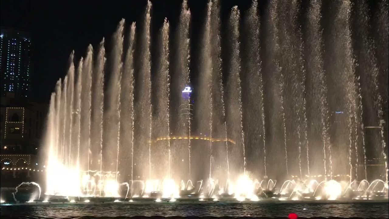 The dubai fountain,Ramadan song YouTube