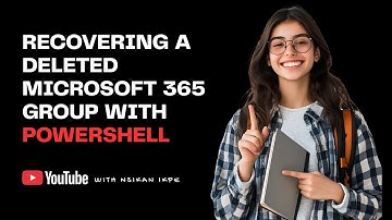 Recover Deleted Microsoft 365 Groups Using PowerShell – Step-by-Step Tutorial | Gracetonality