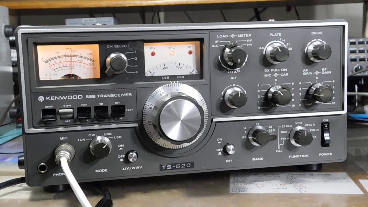 Kenwood TS520 Demo YouTube