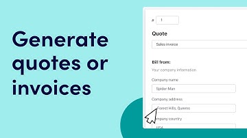 Generate quotes, invoices or proposals | monday sales CRM