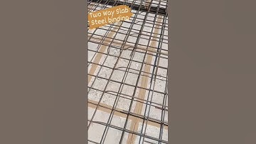 Two Way Slab Steel Binding Design👌|#shorts #twowayslab #viral #civilengineering #site #trending #diy