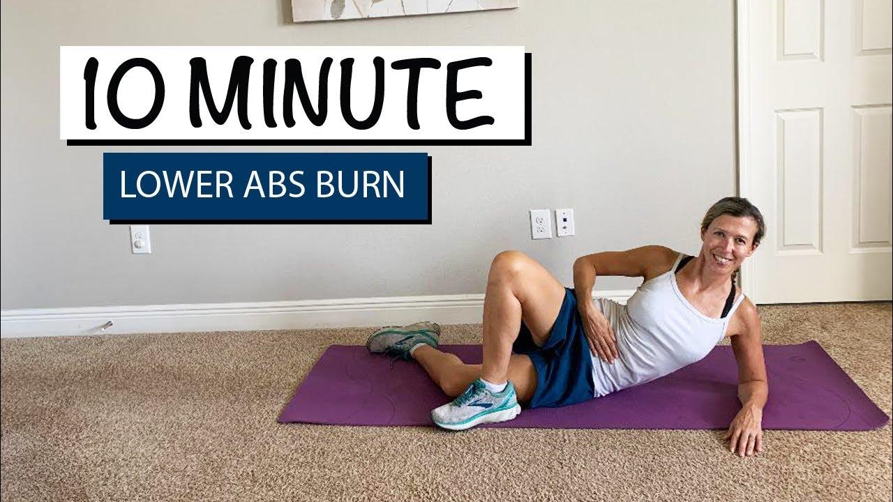 10 MINUTE LOWER ABS WORKOUT YouTube