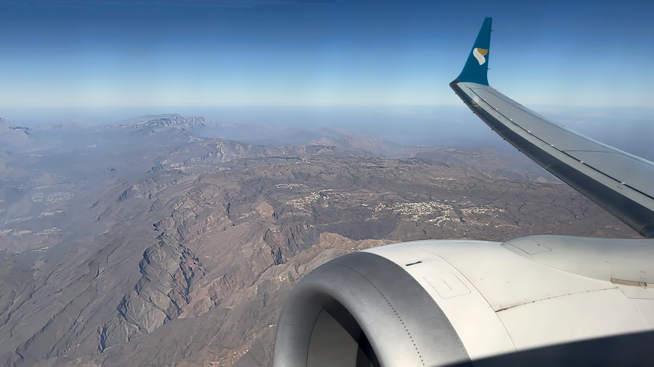 FULL FLIGHT | Oman Air Boeing 737 MAX 8 | Muscat to Zanzibar