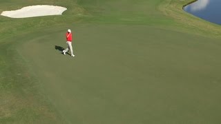 Retief Goosen rattles in a 51-footer at Sanderson Farms