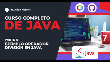 Ejemplo DIVISIÓN en JAVA | Programación Orientada a Objetos POO | Ejercicio con el operador DIVISIÓN