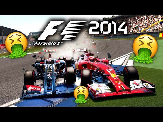 Playing F1 2014 but it's 10 YEARS LATER class=