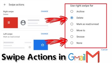 How to Change Swipe Actions in Gmail app | Left Swipe and Right Swipe Actions in Gmail app