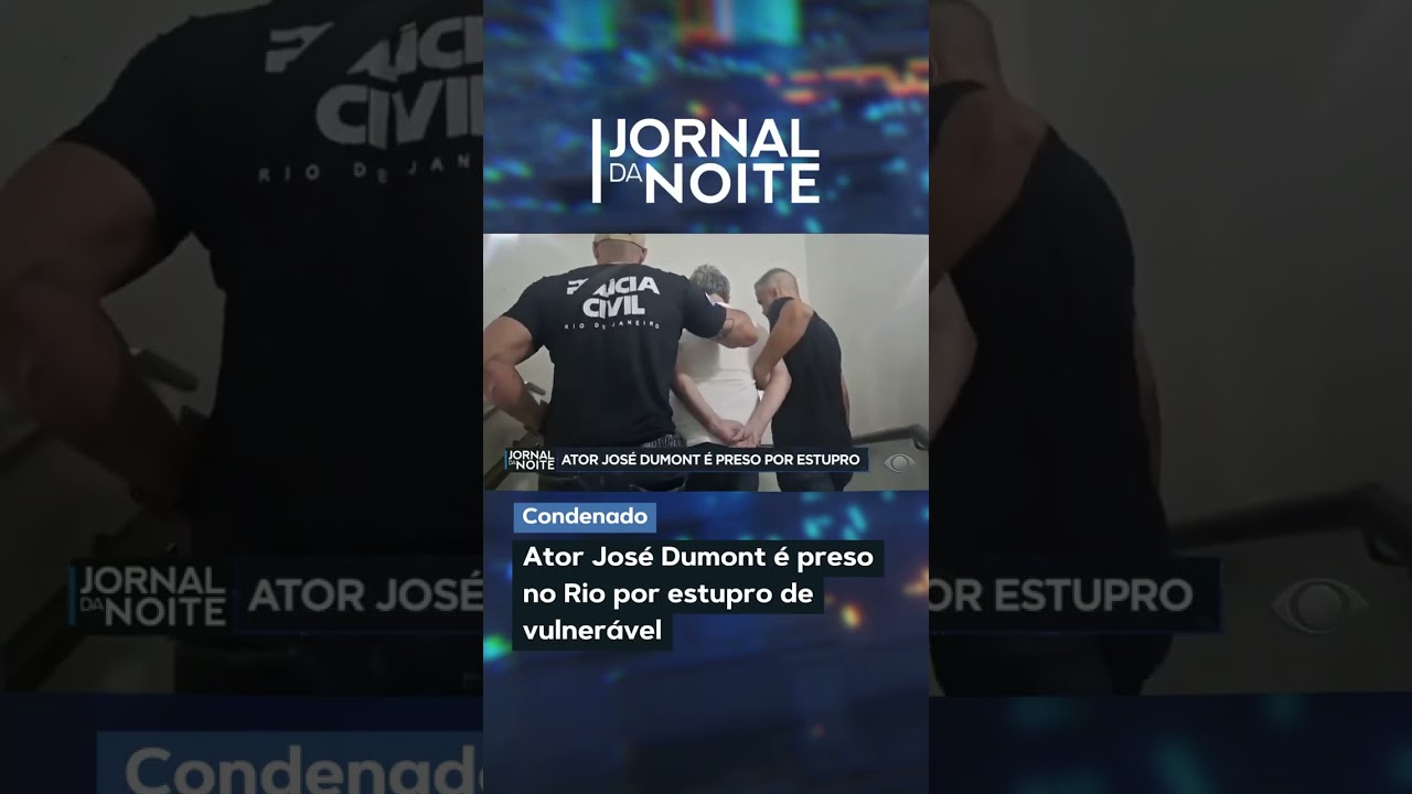 Ator José Dumont é preso no Rio por estupro de vulnerável