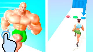 Muscle Rush - Muscle Rush Girl Run - All Levels iOS Android GamePlay #2 screenshot 5