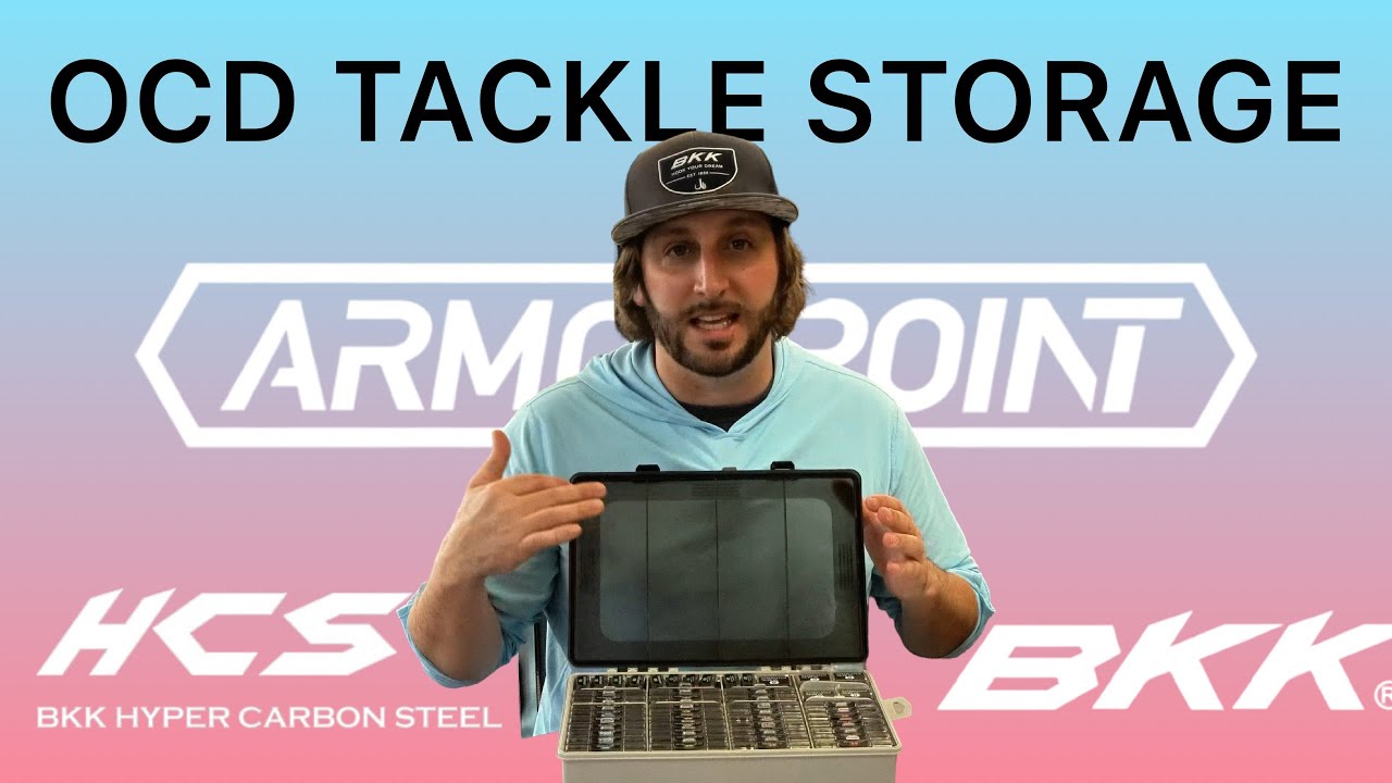 I-Cast Award Winning Tackle - BKK OCD Tackle Storage - ArmorPoint Hooks - BEST TACKLE BOX EVER