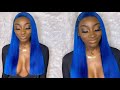 Blue Hair Tutorial 💙🔥 | Easy Blunt Cut | Lumiere Hair |