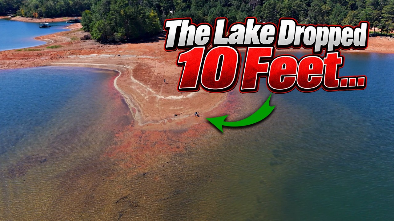 The Lake Dropped 10 Feet… And We Found What Was Left Behind!