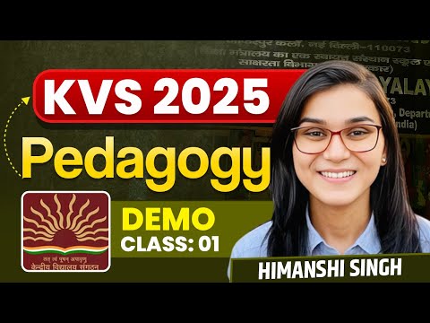 KVS 2025 Pedagogy