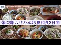 【3日間の夕飯献立】簡単夏の和食レシピで梅雨を乗り切る晩ごはん3日間