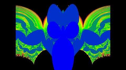 Polarbrot Power Change, 30 Iterations - [-8 - 8]