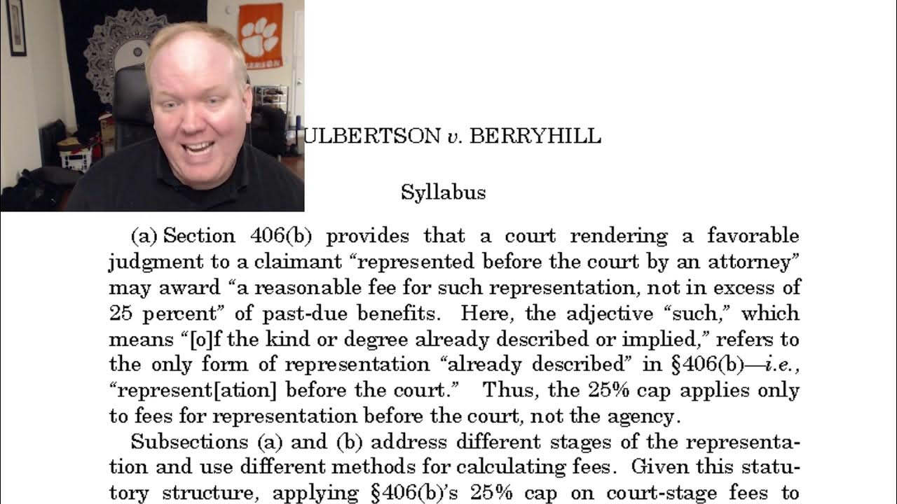 Attorney is gonna get PAID after the decision in Culbertson v