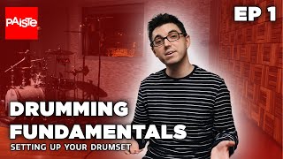 PAISTE CYMBALS - Setting up your drumset - Drumming Fundamentals with Dimitri Fantini