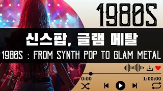 1980년대 신스팝부터 글램 메탈까지_The 1980s Music Revolution: From Synth Pop to Glam Metal