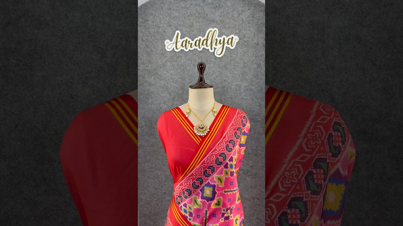 Traditional Weave Patola Printed Sarees