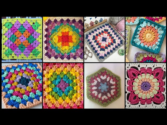 Red Heart All In One Granny Square Yarn - an HONEST Review 