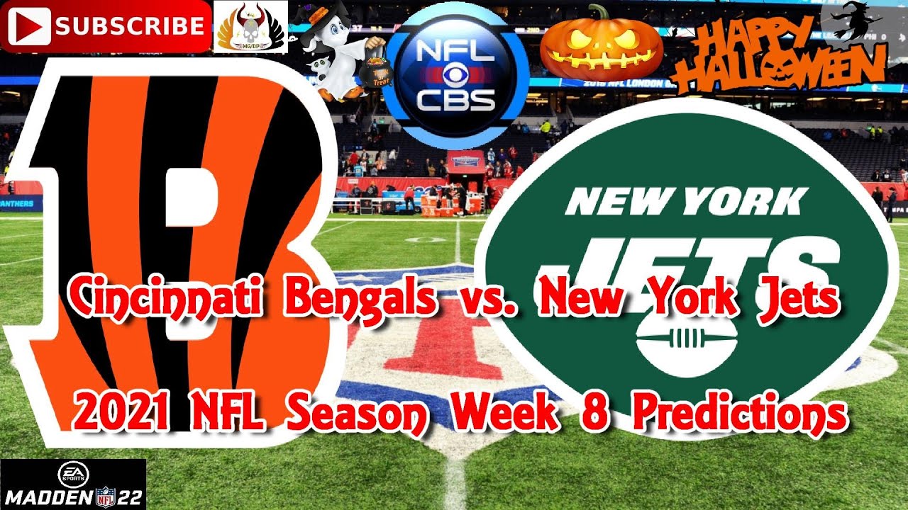Cincinnati Bengals vs. New York Jets 2021 NFL Week 8 Predictions