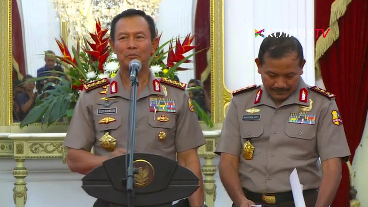 Joko Widodo Mengangkat Badrodin Haiti Sebagai PLT Kapolri