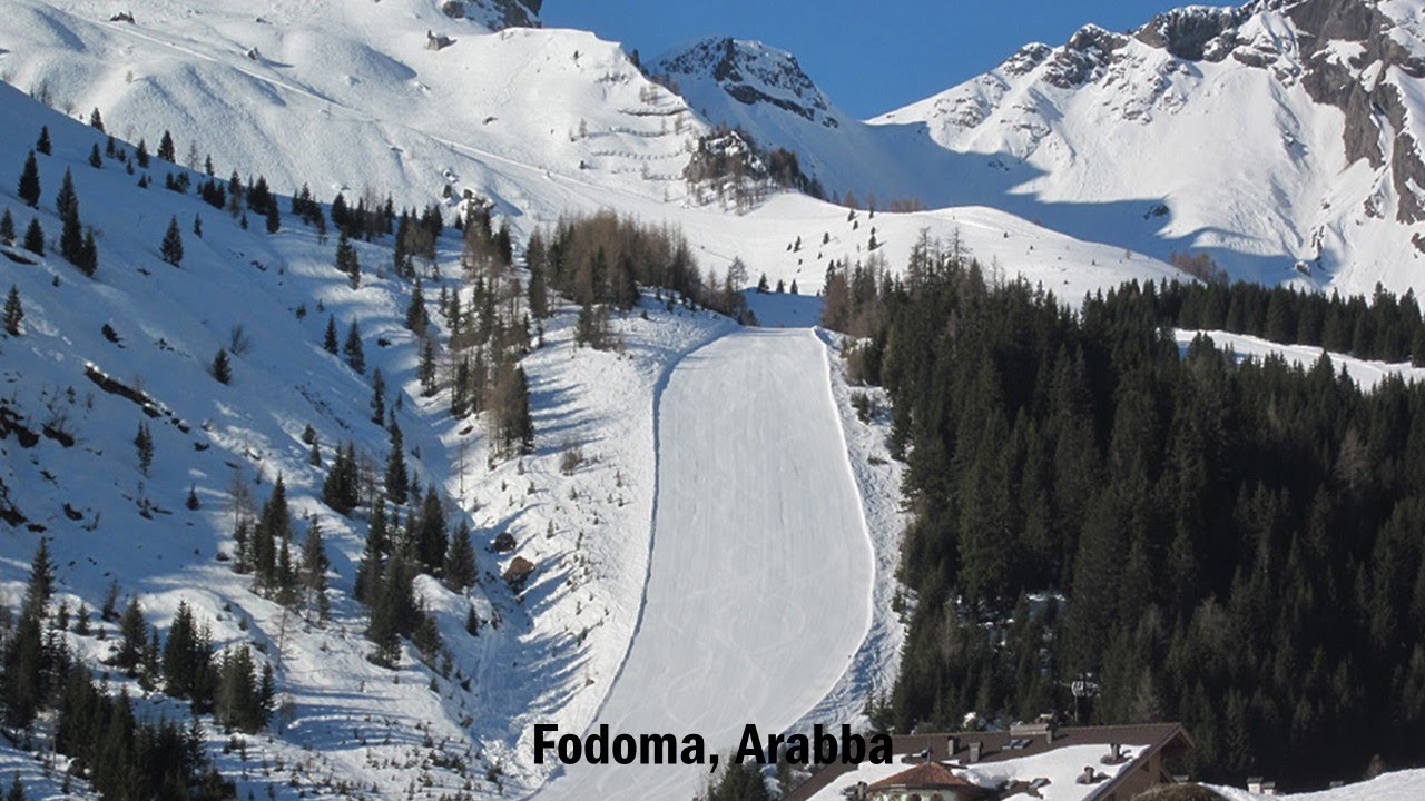 Descent of the Fodoma slope (Black), Marmolada 2023 4K