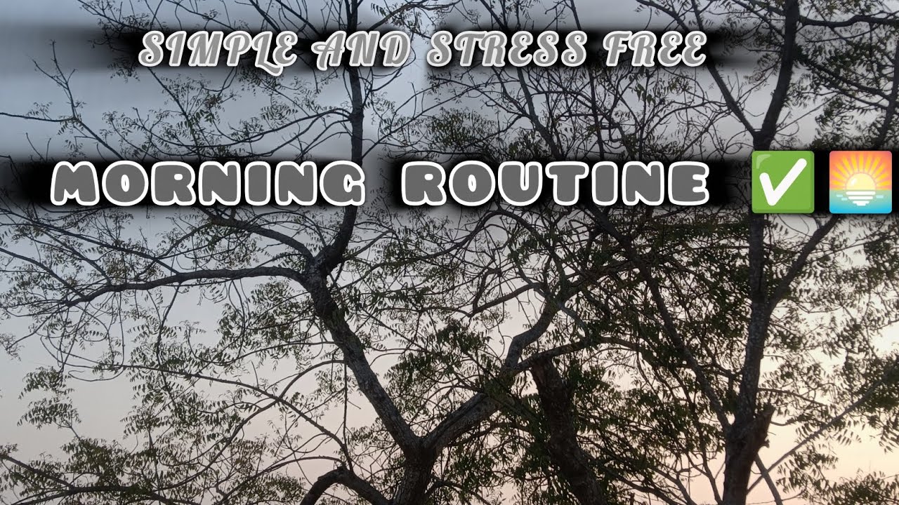 Simple And Stress Free Morning Routine ✅ 