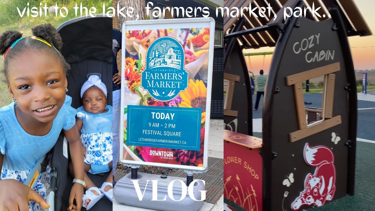 CANADA LIVING: EXPLORING LETHBRIDGE CITY—Visit to the lake, farmer’s market| MY NEW LIFE IN CANADA