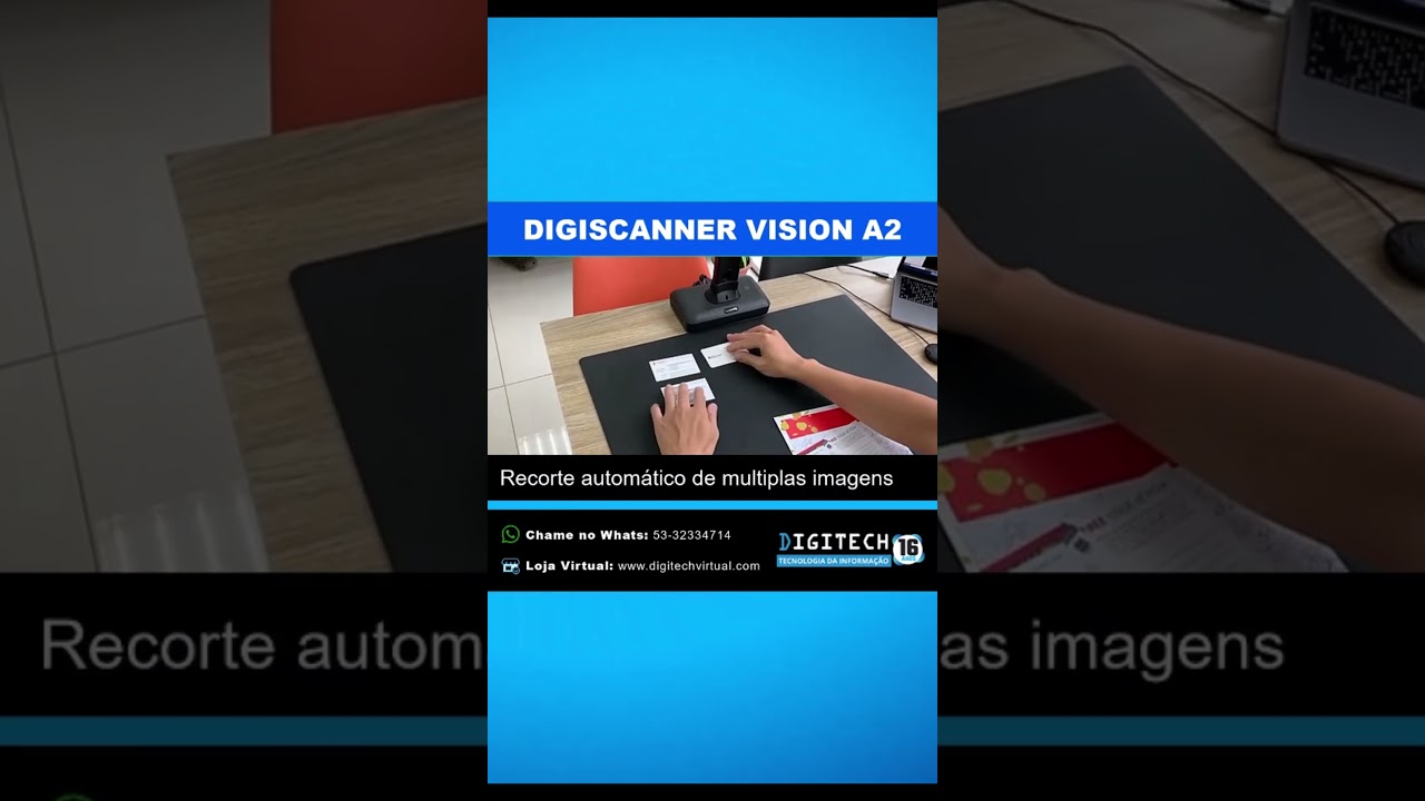 DIGISCANNER VISION A2(60x42cm) para Livros e Jornais